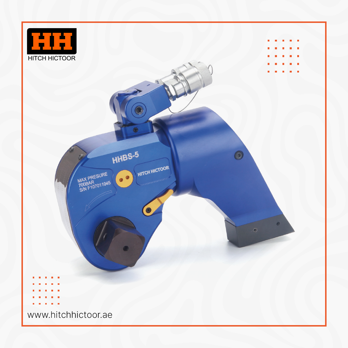 Square Drive Hydraulic Torque Wrench
